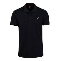 Spitzbub Herren Poloshirt Polohemd mit Stick "minimalStreet" in Schwarz (Schwarz, XL) von Spitzbub