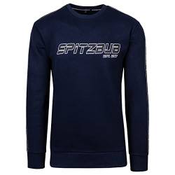 Spitzbub Herren Pullover Crewneck Sweatshirt Race-Design in Blau (as3, Alpha, m, Regular, Regular, M) von Spitzbub