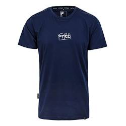 Spitzbub Herren T-Shirt Shirt mit Print oder Stick Dennis in Blau (XL, Blau) von Spitzbub