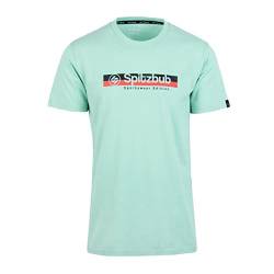 Spitzbub Herren T-Shirt Shirt mit Print oder Stick Dots Sports in Türkis (S) von Spitzbub