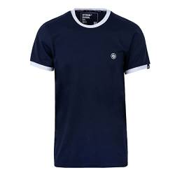 Spitzbub Herren T-Shirt Shirt mit Print oder Stick Full Sports (L, Dunkelblau) von Spitzbub