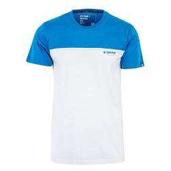 Spitzbub Herren T-Shirt Shirt mit Print oder Stick Half Sports (S, Blau) von Spitzbub