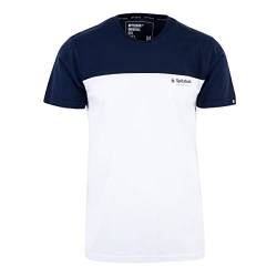 Spitzbub Herren T-Shirt Shirt mit Print oder Stick Half Sports (S, Dunkelblau) von Spitzbub