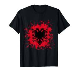 Albanien Flagge Shqiperi Albanische Flagge Shqiperia T-Shirt von Splash Flaggen