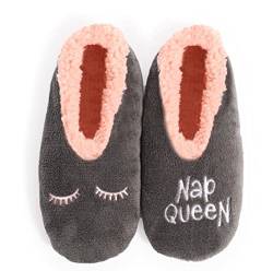 Splosh Damen Duo Nap Queen Hausschuhe, maschinenwaschbar, rutschfeste Sohlen, perfekt für den Muttertag von Splosh