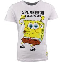 Spongebob Schwammkopf Print-Shirt Spong Bob Schwammkopf Jungen Kinder Jugend T-Shirt Gr. 134 bis 164, 100% Baumwolle von SpongeBob Schwammkopf