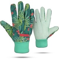 SPONTEX Gartenhandschuhe Schutzhandschuh Flower (4 Paar) Schutzhandschuh für Damen/Herren - Antirutsch Beschichtung von Spontex