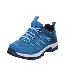 Sport Boxx Damen Halbschuh JLM21AW Frauen Wanderschuh Schnellverschluss herausnehmbare Decksohle Blau (Blue) Größe 39 EU von Sport Boxx