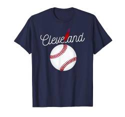 Cleveland Hometown Indian Tribe T-Shirt für Baseball-Fans T-Shirt von Sport City Tees