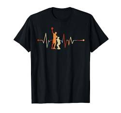 Herzschlag Basketball T-Shirt von Sport Sportler Basketball T-Shirts