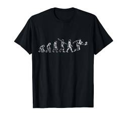 Fußballspieler Fußballer Evolution Fußball T-Shirt von Sport T-Shirts & Ballsport