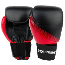 Sport-Thieme Boxhandschuhe "Sparring", 10 oz., Schwarz-Rot von Sport-Thieme