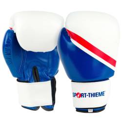 Sport-Thieme Boxhandschuhe "Sparring", 10 oz., Weiß-Blau-Rot von Sport-Thieme