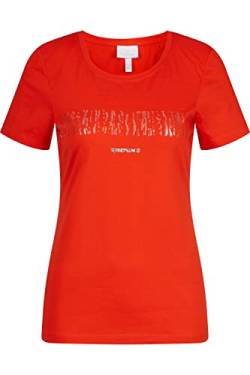 Sportalm T-Shirt Northwest mit metallic Druck, Farbe:Orange, Größe:42 von Sportalm
