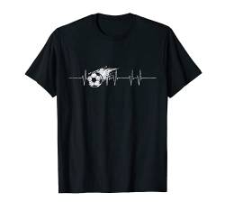Herzlinie Fußballer Ball Sport Geschenk Fußball T-Shirt von Sportarten Shirts & Ballsportarten