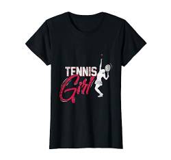 Tennisspielerin Mädchen Frauen Tennis T-Shirt von Sportarten Shirts & Ballsportarten