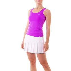 Sportkind Mädchen & Damen Tennis, Fitness, Running Tanktop, atmungsaktiv, UV-Schutz UPF 50+, violett, Gr. 134 von Sportkind