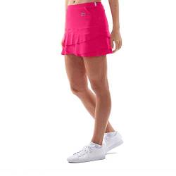 Sportkind Mädchen & Damen Tulip Tennis, Hockey, Golf Skort, Rock mit Taschen & Innenhose, atmungsaktiv, UV-Schutz, pink, Gr. 158 von Sportkind