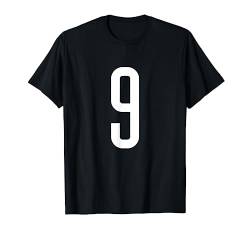 Lieblings-Trikot für Sportfans mit der Nummer #9 T-Shirt von Sports Legendz