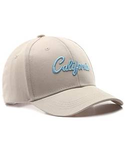 Sporty Baseballcap California USA Travel Cotton Trucker Cap (Beige) von Sporty