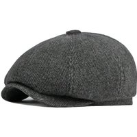 Sporty Flat Cap Winter Flat Cap Schirmmütze mit Ohrenklappen Herren Schiebermütze von Sporty