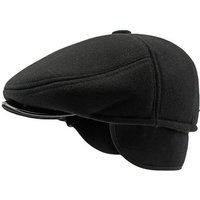 Sporty Flat Cap Winter - warme Schirmmütze mit Ohrenklappen - Herren Schiebermütze von Sporty