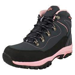 Damen Northwest Territory Wasserdichte Wanderschuhe Texas, Marineblau Rosa Blau, 38 EU von Spot on