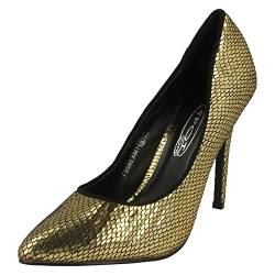 Spot On , Damen Pumps, Gold - gold - Größe: 40 von Spot on