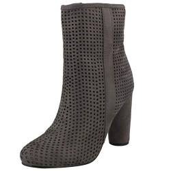 Spot On Damen Stiefeletten mit Absatz, Dunkelgrau, 41 EU von Spot on