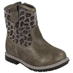 Spot On Mädchen Kleinkinder Cowboy Stiefel Leopard (25EU / 8UK Child) (Grau) von Spot on