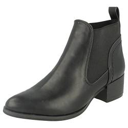 Spot on, Damen Stiefel & Stiefeletten Schwarz schwarz von Spot on