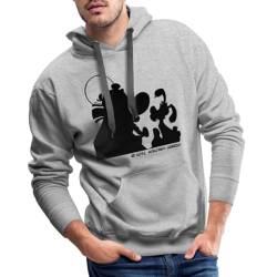 Spreadshirt Asterix - Obelix & Idefix Männer Premium Hoodie, S, Grau meliert von Spreadshirt