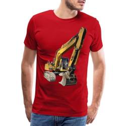 Spreadshirt Bagger Männer Premium T-Shirt, XXL, Rot von Spreadshirt