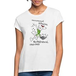 Spreadshirt Bibi Blocksberg Hex Hex Hexspruch Zauberspruch Frauen Oversize T-Shirt, M, weiß von Spreadshirt