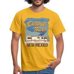 Spreadshirt Breaking Bad Desert Tours New Mexico Männer T-Shirt, L, Gelb von Spreadshirt
