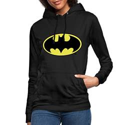 Spreadshirt DC Comics Batman Original Logo Frauen Hoodie, M, Schwarz von Spreadshirt