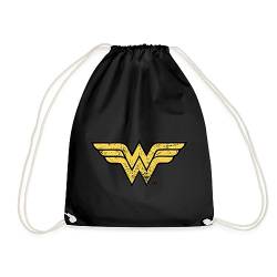 Spreadshirt DC Comics Justice League Wonder Woman Turnbeutel, One size, Schwarz von Spreadshirt