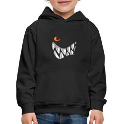 Spreadshirt Die Wilden Kerle Grinsen Kinder Premium Hoodie, 110/116 (5-6 Jahre), Schwarz von Spreadshirt