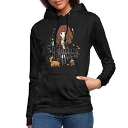 Spreadshirt Harry Potter Hermine Granger Frauen Hoodie, XL, Schwarz von Spreadshirt