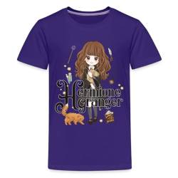 Spreadshirt Harry Potter Hermine Granger Kinder Premium T-Shirt, 122/128 (6 Jahre), Lila von Spreadshirt