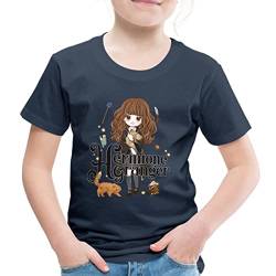 Spreadshirt Harry Potter Hermine Granger Kinder Premium T-Shirt, 98/104 (2 Jahre), Navy von Spreadshirt