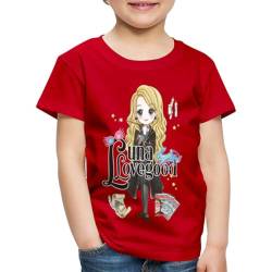Spreadshirt Harry Potter Luna Lovegood Kinder Premium T-Shirt, 122/128 (6 Jahre), Rot von Spreadshirt