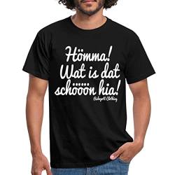Spreadshirt Hömma! Wat is dat schön hia! Männer T-Shirt, 3XL, Schwarz von Spreadshirt