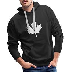 Spreadshirt Kanada Canada Männer Premium Hoodie, 3XL, Schwarz von Spreadshirt