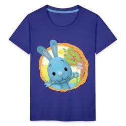 Spreadshirt KiKANiNCHEN Kaninchen Sommertag Am See Kinder Premium T-Shirt, 110/116 (4 Jahre), Königsblau von Spreadshirt