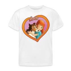 Spreadshirt Lassie EIN Herz Und Eine Seele Kinder T-Shirt, 110/116 (5-6 Jahre), weiß von Spreadshirt