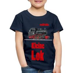 Spreadshirt Märklin Kleine Dampflok Partner Outfit Kinder Premium T-Shirt, 110/116 (4 Jahre), Navy von Spreadshirt