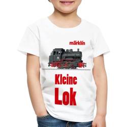 Spreadshirt Märklin Kleine Dampflok Partner Outfit Kinder Premium T-Shirt, 98/104 (2 Jahre), weiß von Spreadshirt
