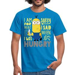 Spreadshirt Minions Kevin Hunger Banane Männer T-Shirt, 4XL, Royalblau von Spreadshirt