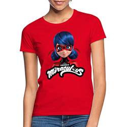Spreadshirt Miraculous Ladybug Mit Logo Frauen T-Shirt, L, Rot von Spreadshirt